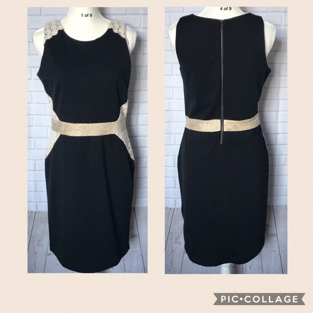 Mystree women's Sheath dress size large black